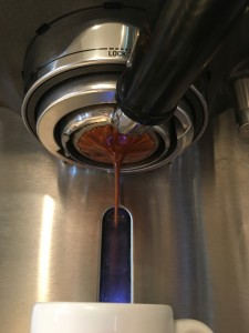 Sette pour an a Breville home machine